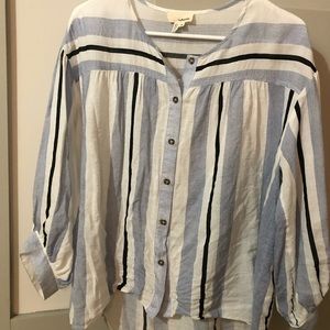 Anthropologie button down blouse